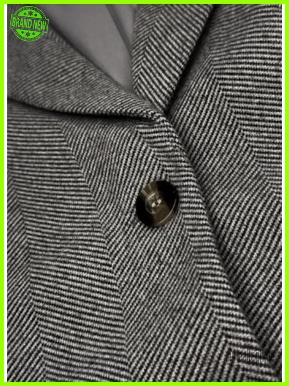 Lightweight Open Front Blazer Cardigan with Lapel Collar and Button Front